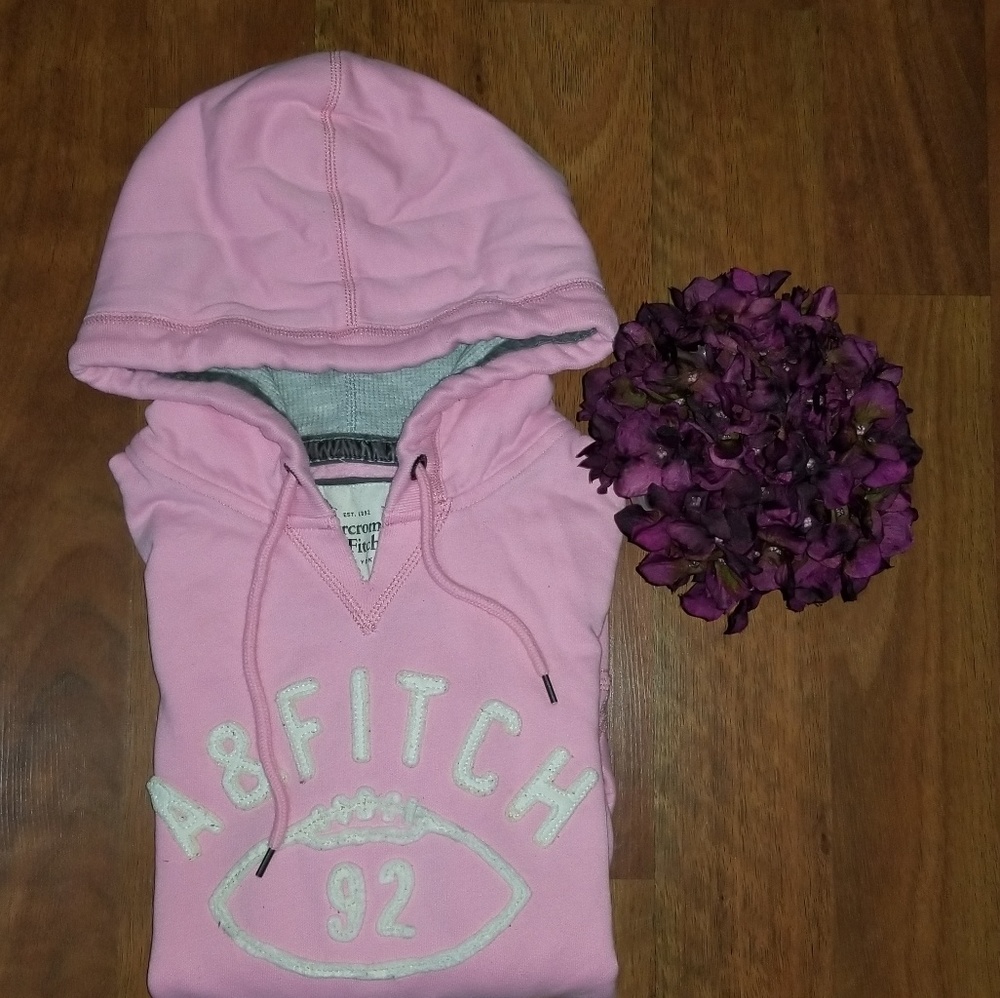 Pink Abercrombie & Fitch hoodie